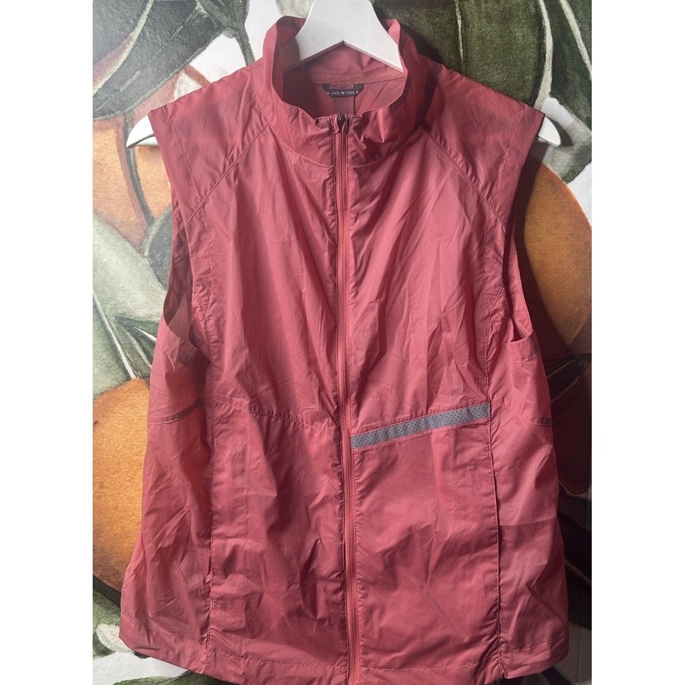 Oiselle Women's Running Reflective  Vest Size Medium Full Zip Pertex Quantum